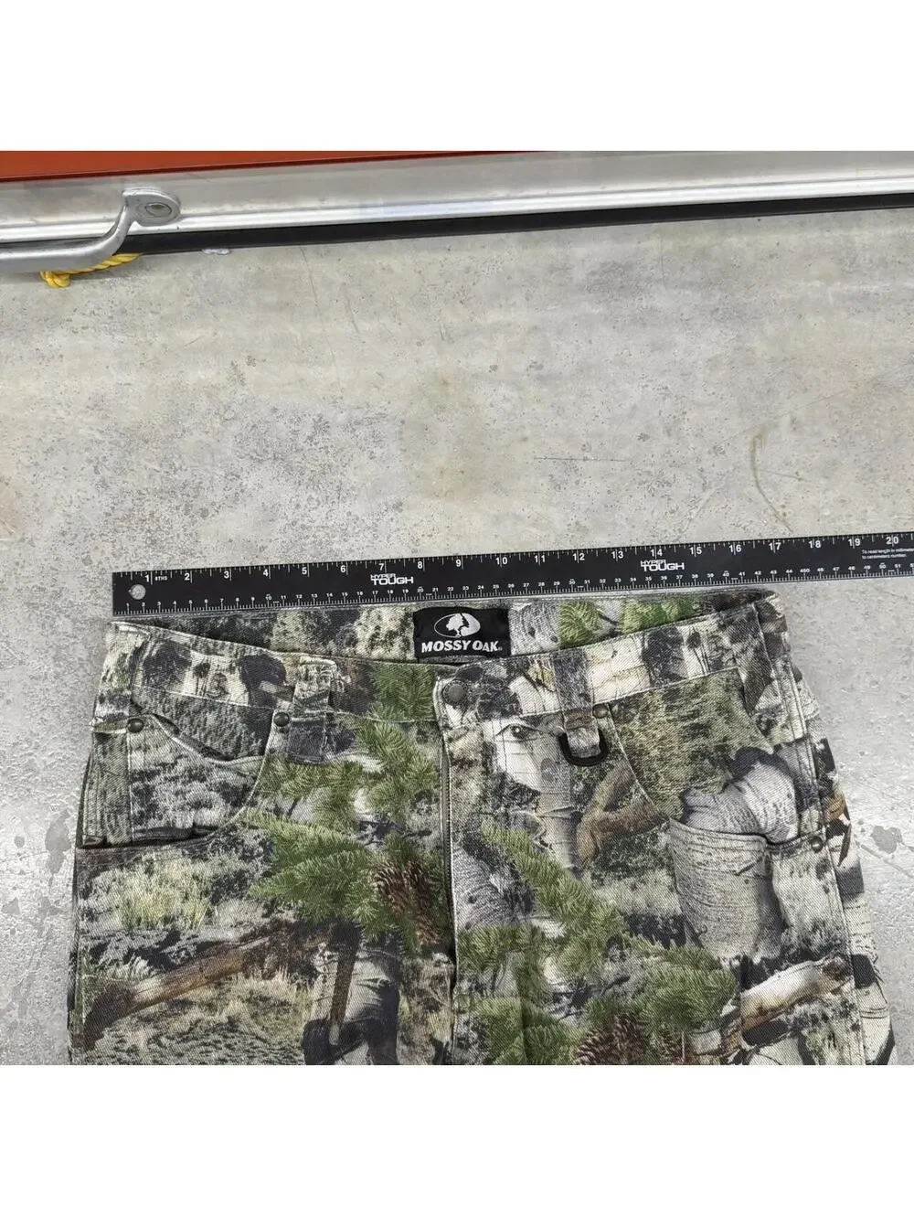 vintage mossy oak realtree camo relaxed baggy fit cargo pants size 34 x 34